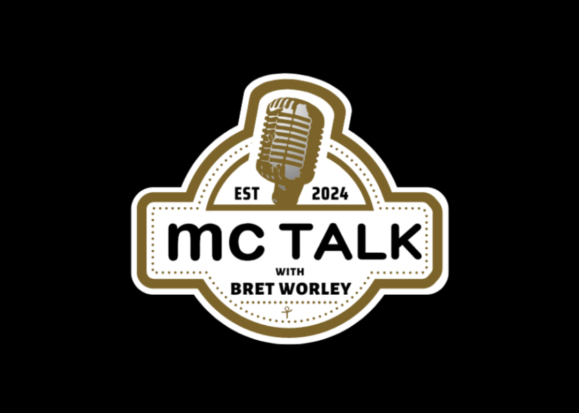 MC Talk logo and background