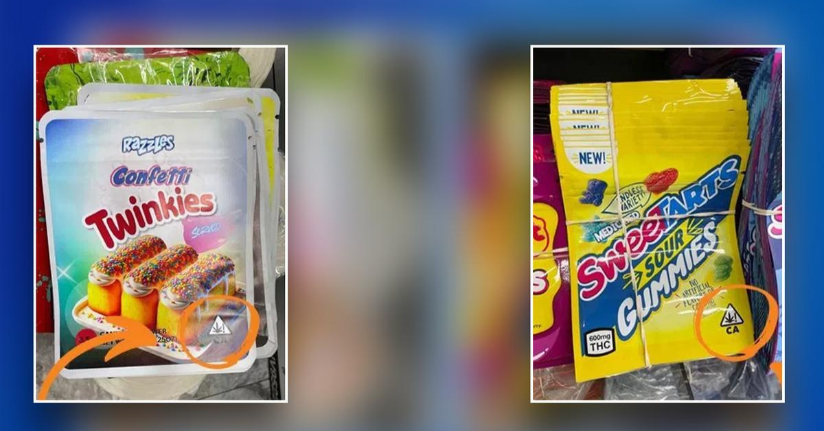 fraudulent or forged cannabis packaging cover