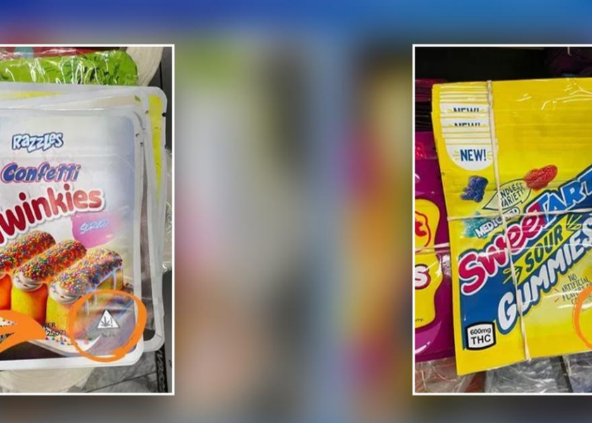 fraudulent or forged cannabis packaging cover